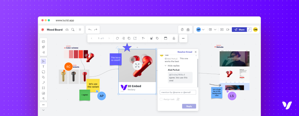 Vectary - Lucid integration - Drive collaboration and turn ideas into action with interactive 3D
