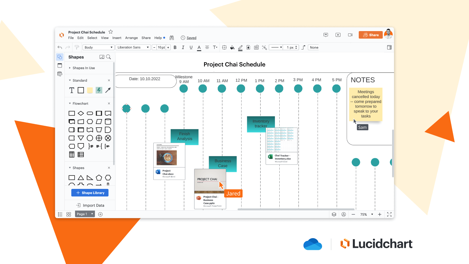 OneDrive - Lucid integration -  Create a single source of truth for your team