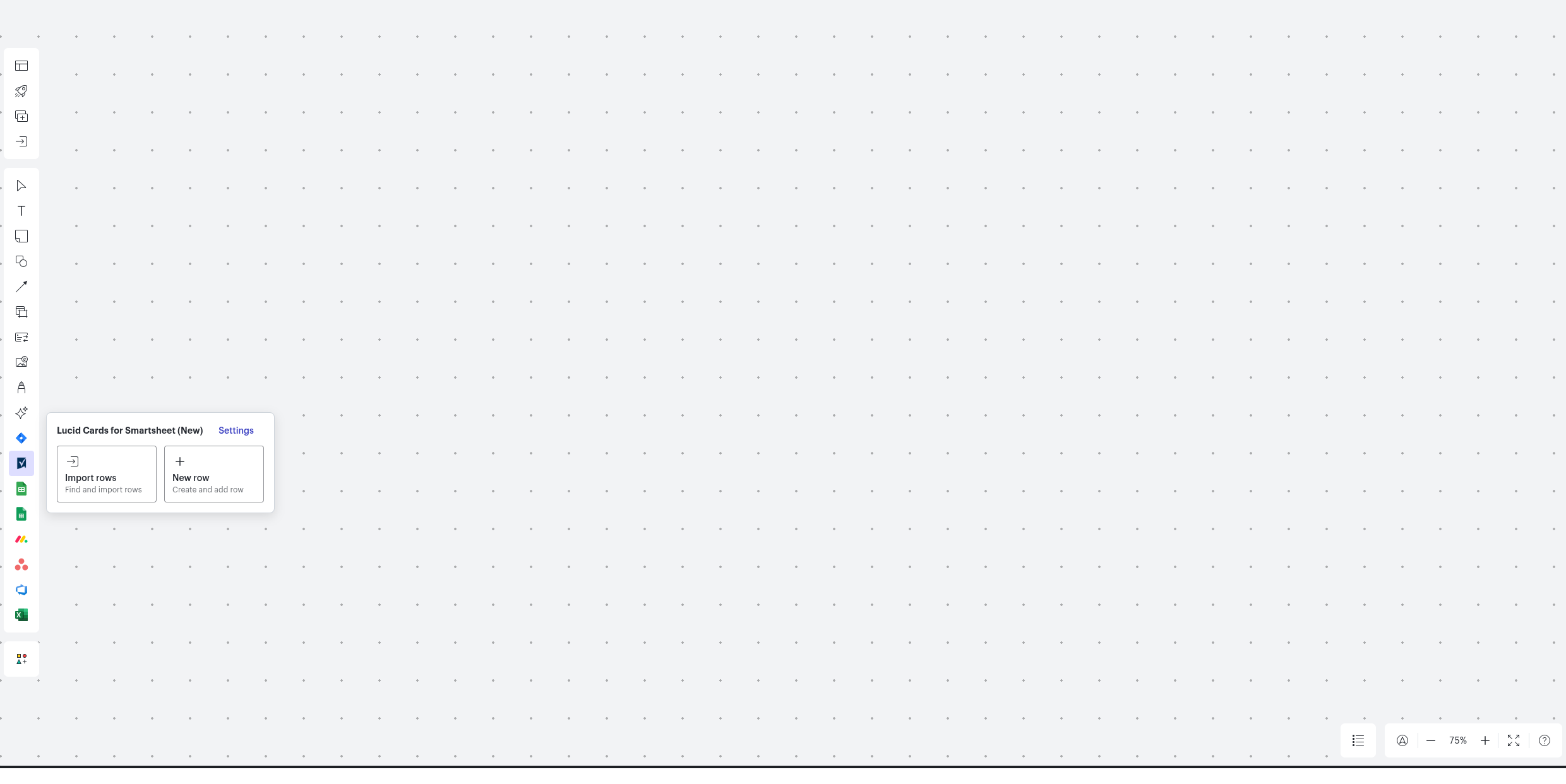 Lucid Cards for Smartsheet (New) - Lucid integration - Turn Lucid brainstorming into Smartsheet plans. Sync data, automate tasks, and move from idea to action fast.