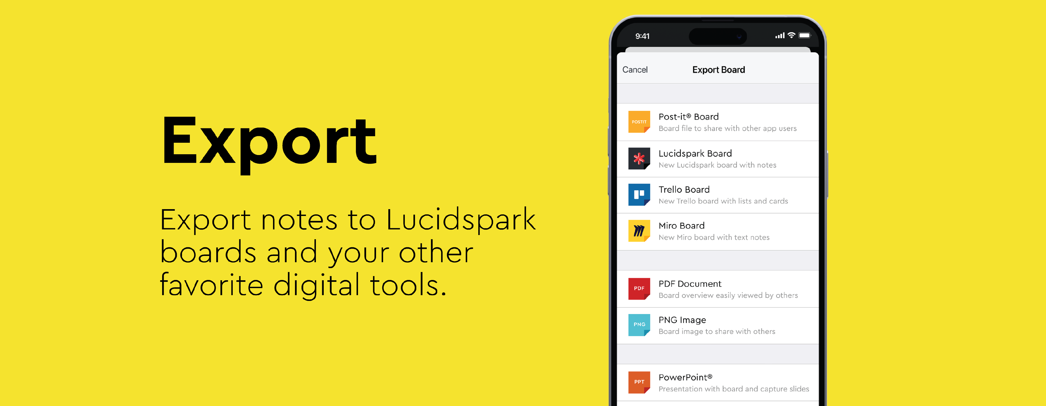 Post-it® - Lucid integration - Add handwritten or digital Post-it® Notes to Lucidspark boards with the Post-it® App.