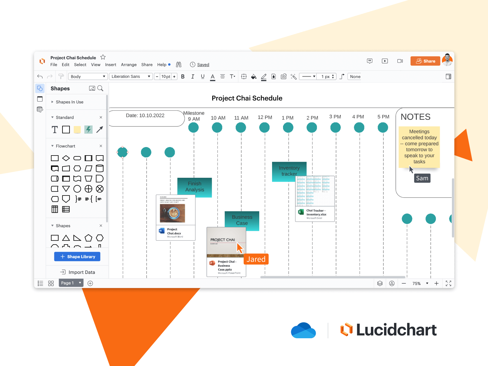 OneDrive - Lucid integration -  Create a single source of truth for your team