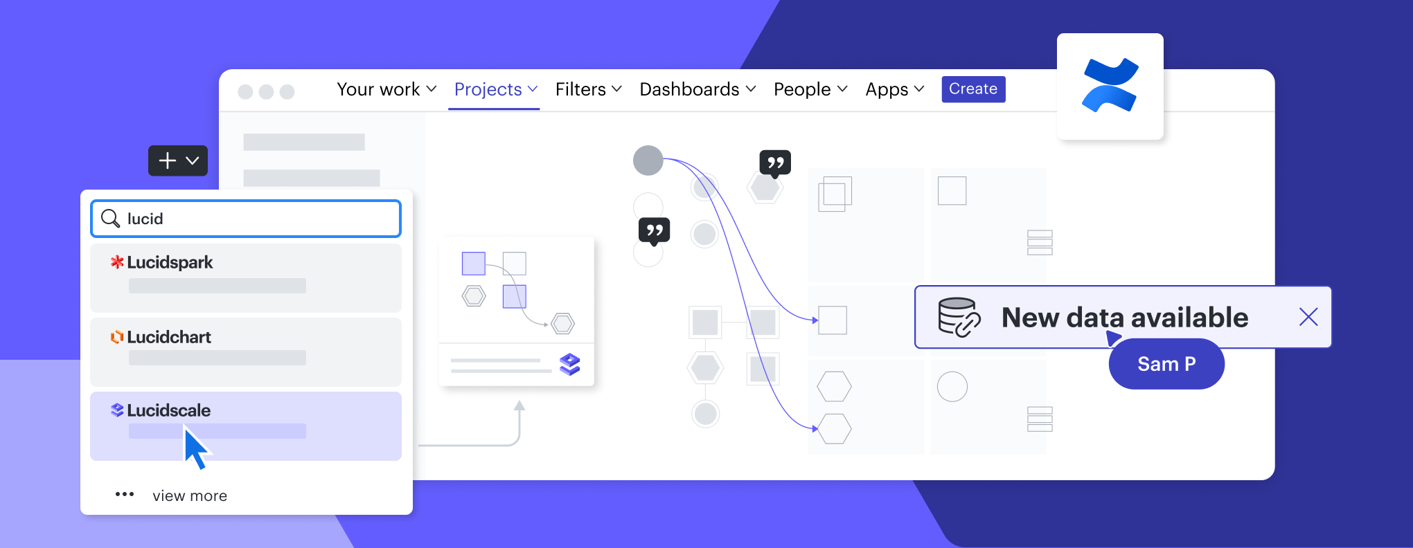 Confluence - Lucid integration - Collaborate and communicate more effectively by adding visuals to Confluence pages