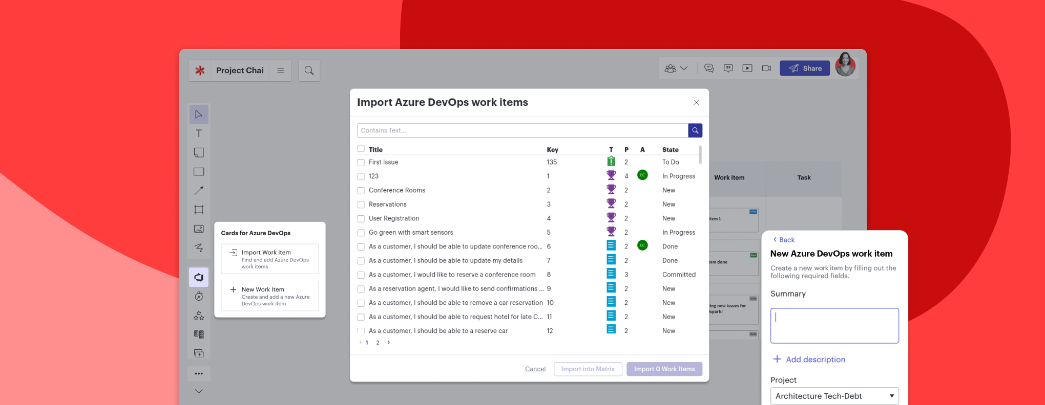 Lucid Cards for Azure DevOps Cloud - Lucid integration - Transform ideas into tasks with flexible, visual planning 