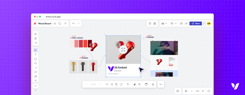 Vectary - Lucid integration - Drive collaboration and turn ideas into action with interactive 3D