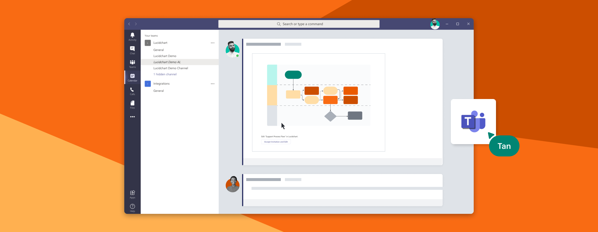 Microsoft Teams - Lucid integration - Collaborate visually with your team