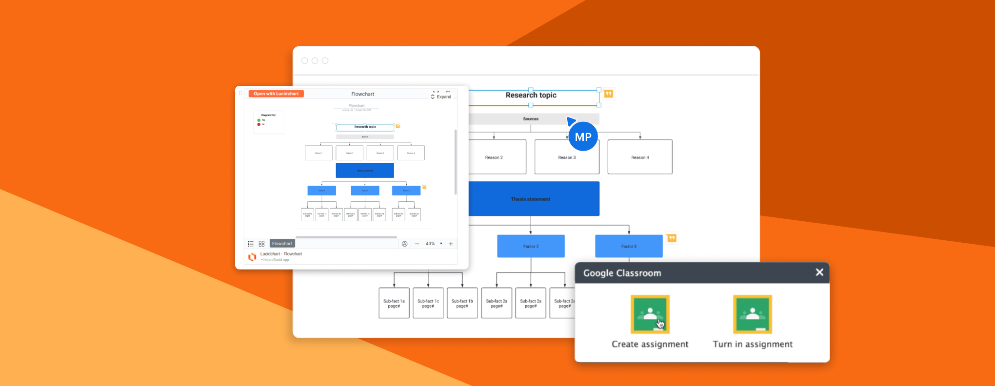 Google Classroom - Lucid integration - Easily distribute assignments with Google Classroom 